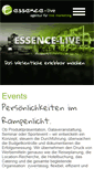 Mobile Screenshot of essence-live.com